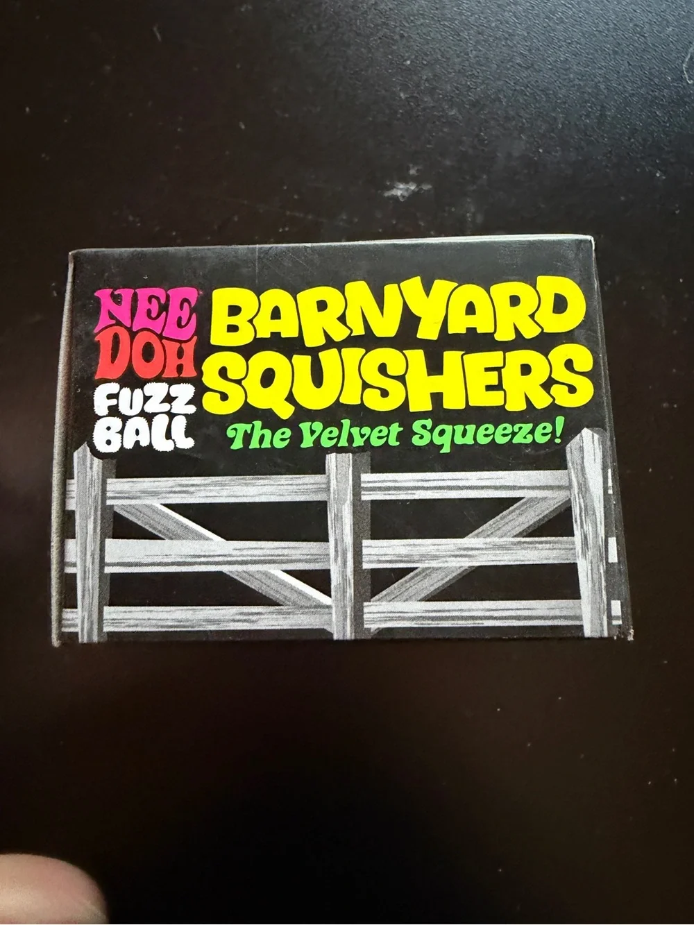 Nee Doh Schylling Barnyard Fuzz Ball Squishers Pink Pig Velvet Squishy Squeeze